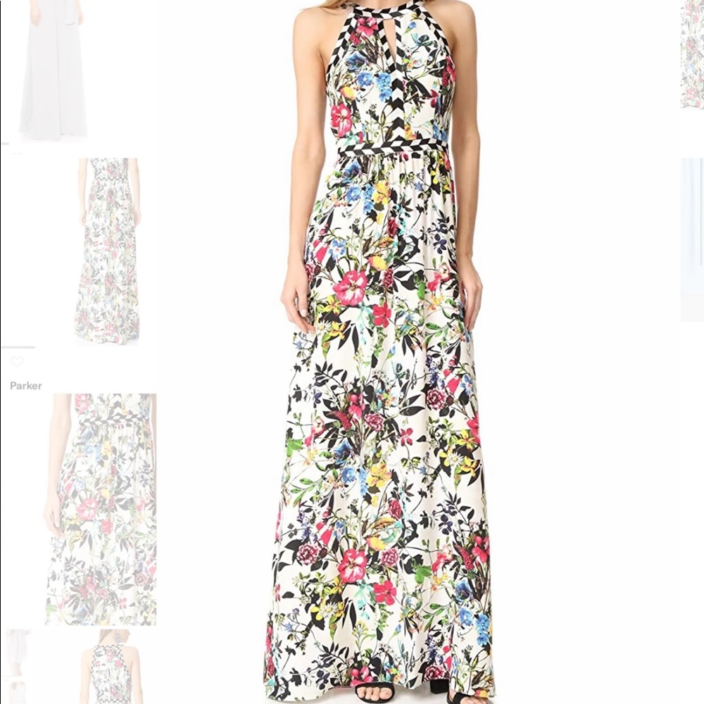 Parker Luella Floral Dress size M